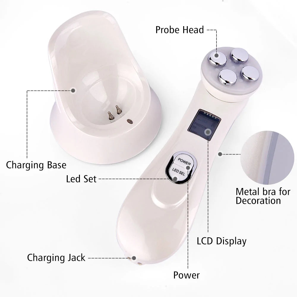 RF LED Skin Tightening Device