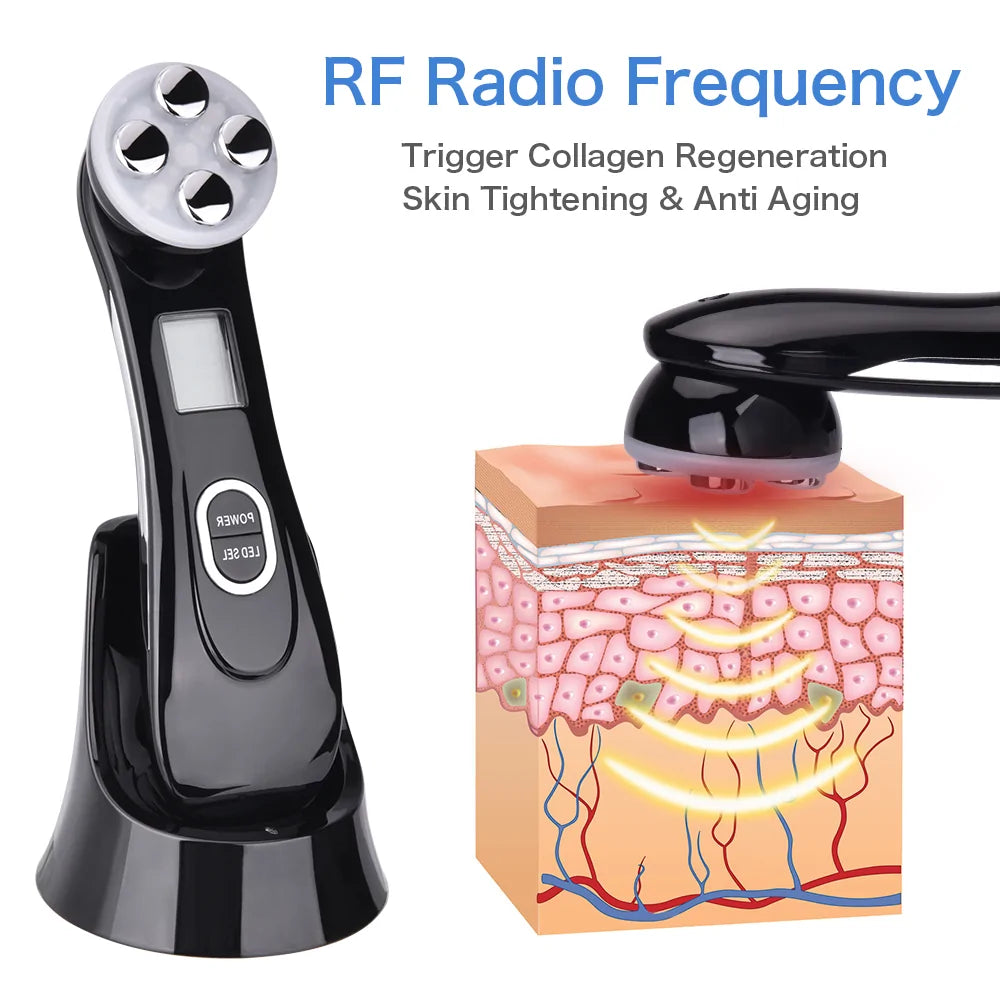 RF LED Skin Tightening Device